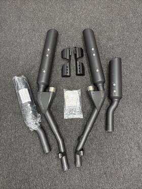 097783-089518lr Remus Exhaust Custom Slip-on Bmw K1600 2018-2024 Black Stainless Steel