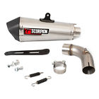 Rha101seo Scorpion Exhaust Serket Taper Slip On Stainless Honda
