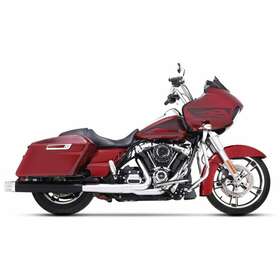 500-0101c-merge Rinehart - 3.5 Inch Slip-ons Black With Chrome Merge End Caps