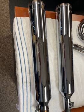500-0185c Rinehart - Dbx Slip-on Muffler Chrome