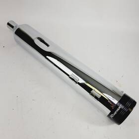 500-0185 Rinehart Racing Chrome Dbx45 4 Inch Slip On Muffler Exhaust Pipe For 17-23 Harley Touring