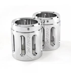 Rinehart Racing 900-0231 New Open Box 3.5 Inch Machined End Cap Pair Slot Style