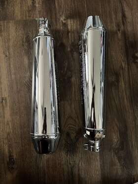 576254 Royal Enfield 576061 Genuine Continental Gt 650 Stock Mufflers