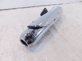 Rlx01295 Royal Enfield Meteor 350 Euro 5 Chrome Rear Exhaust System Muffler Pipe And Shield