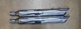 15301 Rush 57-20 Harley Davidson Flh 1995-2016 Slip On Mufflers