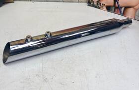 2.5baf Rush Exhaust 41817 94-16 Harley Touring Racing Side Slash Up Cut Muffler Big Louis