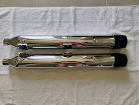 19705-175 Rush Exhaust Productions 19705-175/200 # Mufflers For Harley-davidson Softail Springers