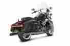 S-hdtoso1-hb Akrapovic Dual Slip-on Mufflers Black Harley-davidson Flhxi Street Glide 2006