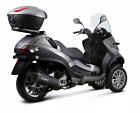 S-pi4sos-hrssbl Akrapovic Slip-on Muffler Black Stainless Steel Piaggio Mp3 500 2008-2013