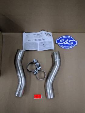 1802-0395 S&s Cycle New 2009-2016 Harley Tri Glide Exhaust Muffler Adapter Kit