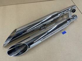 55-6006 S&s Cycle 2000-2006 Performance Mufflers For Harley-davidson Fatboy Shotgun