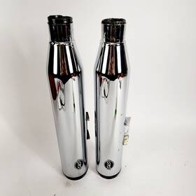 550-0757b S&s Cycle And Grand National Slip-on Mufflers For 18-24 Heritage Classic