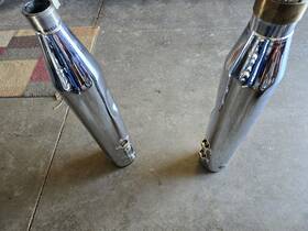 0991s S&s Cycle 550 0991 Gnx 4.5 Inch Slip On Exhaust For M8 Touring