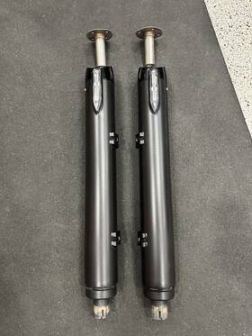 550-1075s S&s Cycle 550-1075 - 4 Inch Slip-on Mufflers Slash-cut Broadhead Black