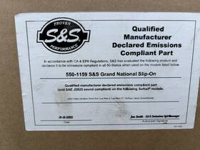 S&s Cycle 550-1159 &s Grand National Slip On Exhaust