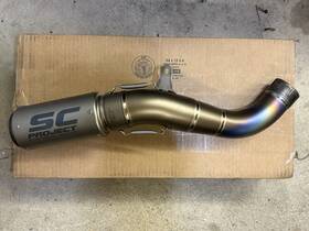 A18-ht36 Sc Project Cr-t Slip-on For 2016 Aprilia Rsv4 Only