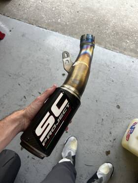 A27-t36r Sc-project Cr-t Exhaust For Aprilia Rsv4