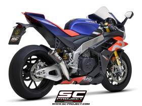 A27a-t36c Sc Project Cr-t Exhaust Muffler Aprilia Rsv4 Tuono Titanium Carbon Fiber 21-26