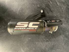 B33-50cr Sc Project 2020-2025 Cr-t Carbon Fiber Slip On Exhaust For S1000rr/m1000rr