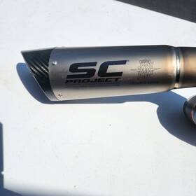 Mo8c-lt41tr Sc-project S1 Titanium Slip-on Exhaust For Mv Agusta Motorcycles