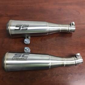 T11-d42a Sc-project Euc Conic 70 S Style Exhaust For Triumph Thruxton Speed Twin 1200