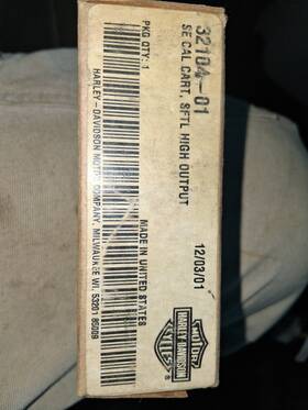 32104-01 Screamin Eagle Se Cal Cart Sftl High Output Harley Davidson