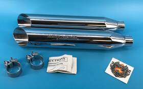 80055-97 Screamin Eagle New Open Screaminft Slush Cut Muffler Kit #