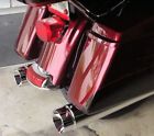 Sh797451 Shfbest Set Chrome Megaphone Mufflers Exhaust For Harley Touring