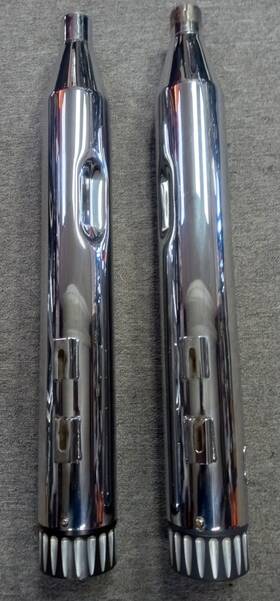 Hdmf-409508cb Sharkroad Harley Davidson 4 Inch Mufflers By For 1995-16 Touring Models