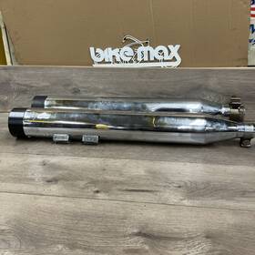 Hdmf-451725cb Sharkroad 4.5 Slip Ons For Harley Touring Exhaust 2017-up Road Glide Mufflers