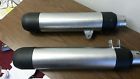 Vr1130 Slip- Black Silver Mufflers Gray V-rod Exhaust 1250 Stock Muscle Harley