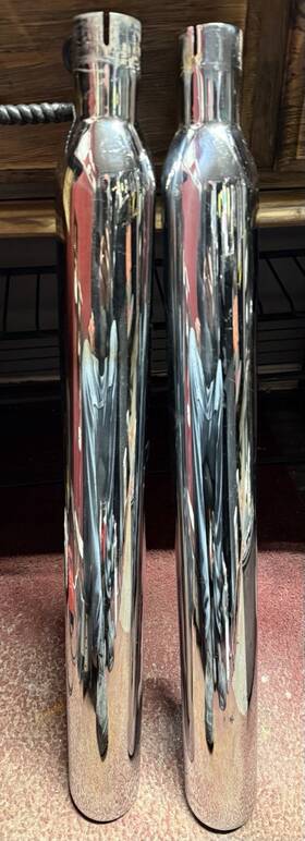 Ms107 Society Motorcycles Harley Davidson Dumper Pipe Slip-on Mufflers Exhaust Pipes Touring Models Hd