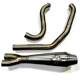 Spc-1-003-st Sp Concepts Big Bore Exhaust For 2017-2024 Harley Softail