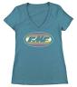 Sp8418902-tel-wmd Fmf Womens Rip It Tee Teal