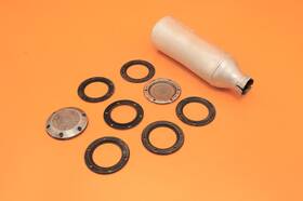 1ln-14711-00-00 Supertrapp 1986-1987 Tt350 Xt350 Exhaust Muffler Silencer Tail Pipe Mid Section
