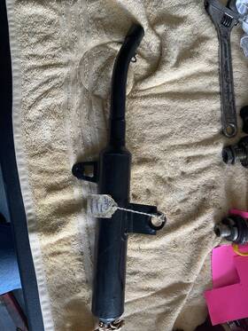 09160-08035 Suzuki 1983 Oem Rm 125 Silencer