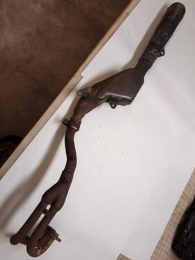 14150-38202-h01 Suzuki 1985 Sp250 Exhaust Pipe Muffler