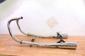 14302-44900 Suzuki 1983 Gs450l Left And Right Muffler Silencer - Pair