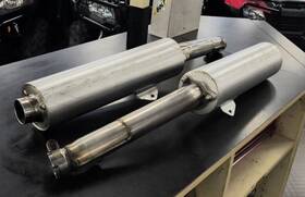 14310-24f00-h01 Suzuki Oem 1999-2007 Hayabusa Gsx1300r Exhaust Dual Slip Ons Inlet Pipe Muffler