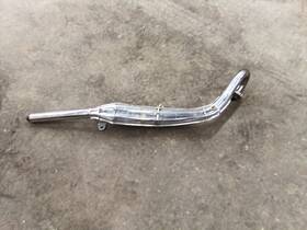 340575 Suzuki 1970 Ts 90 Muffler Has Little To No Rest Is Metal With Plastic At The End