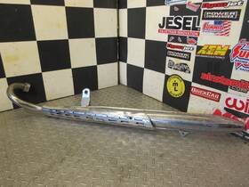 S884-3 Suzuki 67 1967 K11p Challenger Chrome Exhaust Header Muffler Pipe Shield Vintage