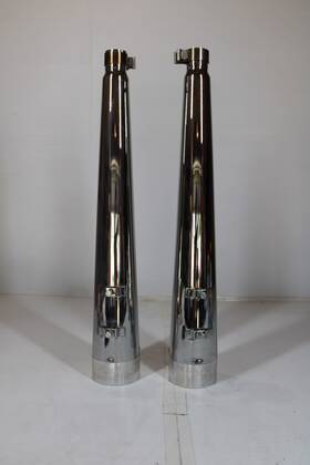1844-400 Svt 2012 Harley Davidson Street Glide Touring Boneshaker Bullies Slip On Muffler