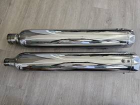 121-1297-c2-z Tab Performance 4.5 Inch Slip-on Exhaust Zombie Baffles Straight Cut Harley Touring
