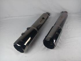 121-1299-c-z Tab Performance For Harley Touring 5in 50 Cal Slip-on Scorch Straight Cut Exhaust Mufflers