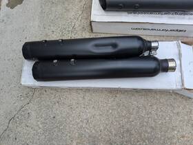 121-2296-b2-z Tab Performance 4.5 Inch Black Slip-on Exhaust Zombie Baffles With Straight Cut Tips