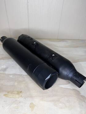 151-2290-b4-z Tab Performance 2014-22 M8 Touring Black Zombie Baffle 4 Inch Mufflers
