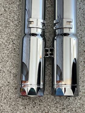 211-1290-c2-2.5 Tab Performance Slip On Exhaust 4 Inch B.a.m. Sticks 2.5 Baffle Chrome