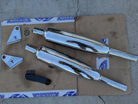 Hbs705 Toga Slip-on Muffler Used For Triumph Bonneville T100 T120 2016