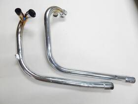 70-9364 Triu Lightly Use Triumph 650 Head Exhaust Pies 1968-1971 T120 Tr6 Tiger 70-9364/5