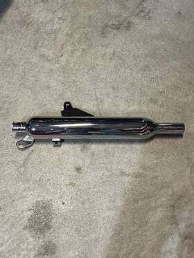 2201089 Triumph Bonneville T120 Oem Left Side Muffler 2016-2022 - Part Number